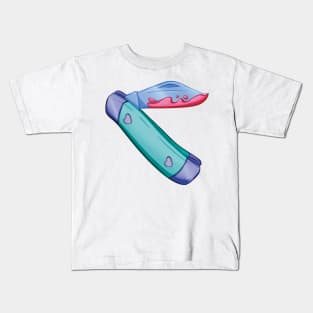 Kawaii Pocket Knife Kids T-Shirt